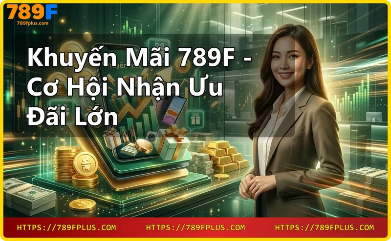 Các loại khuyến mãi tại 789F: thưởng chào mừng, hoàn trả hàng tuần, thưởng nạp lại